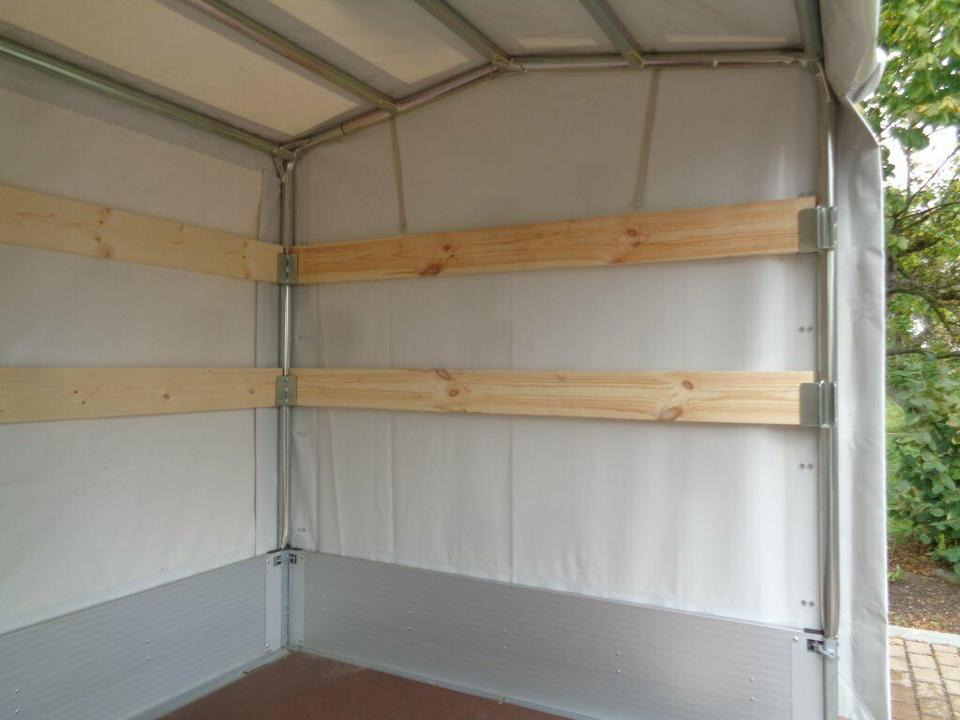 PKW-Anhänger Hochlader 2,7 to. HL-AL 4118/27 F Plane u. Sp. - Remorcă cu prelată: Foto 5 PKW-Anhänger Hochlader 2,7 to. HL-AL 4118/27 F Plane u. Sp. - Remorcă cu prelată: Foto 5