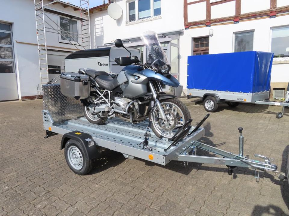TPV KD-MU-T3 Motorradanhänger PKW-Anhänger 100km/h - Remorcă pentru motociclete: Foto 1 TPV KD-MU-T3 Motorradanhänger PKW-Anhänger 100km/h - Remorcă pentru motociclete: Foto 1