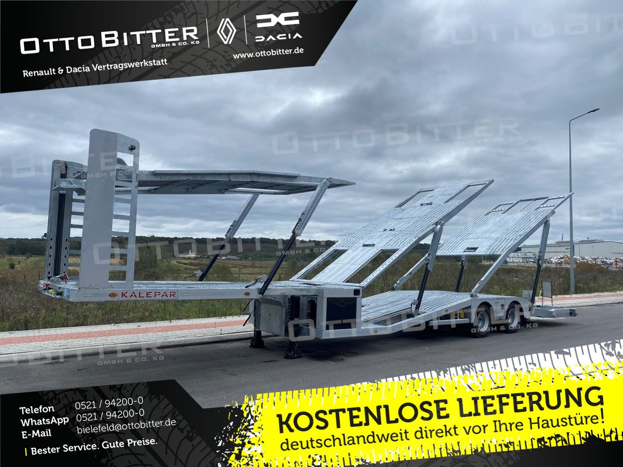 KALEPAR KLP228V6 6er-Autotransporter VDI2700 - Semiremorcă transport auto: Foto 1 KALEPAR KLP228V6 6er-Autotransporter VDI2700 - Semiremorcă transport auto: Foto 1