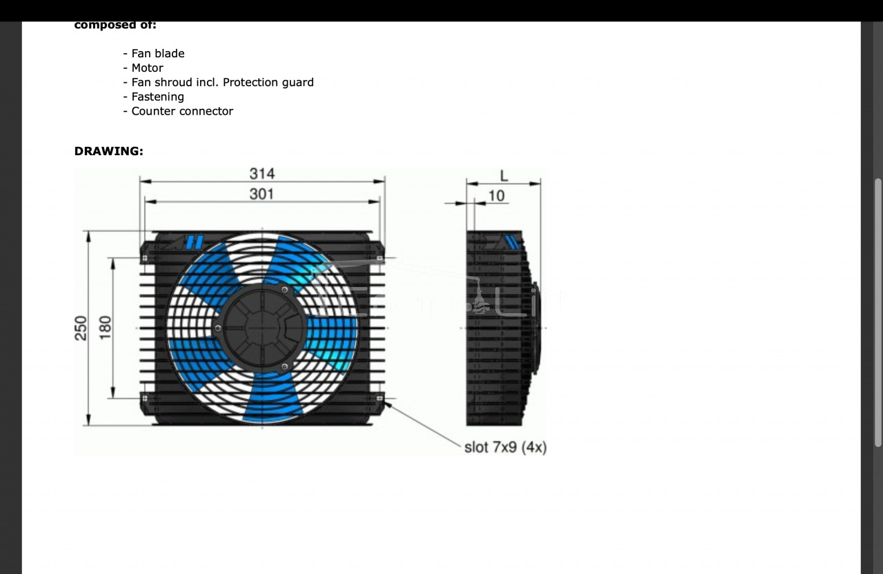 Wentylator chłodnicy ASA Hydraulik TT07  24V  ILLELE0240A4 - Răcitor ulei pentru Macara montată: Foto 4 Wentylator chłodnicy ASA Hydraulik TT07  24V  ILLELE0240A4 - Răcitor ulei pentru Macara montată: Foto 4