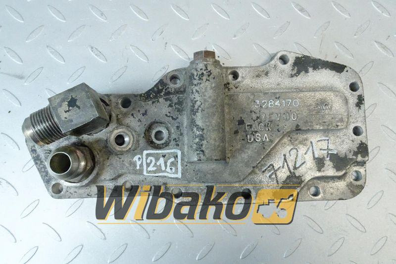 Răcitor ulei pentru Utilaje constructii Oil cooler housing for engine Komatsu SAA6D102E-2 3284170: Foto 1