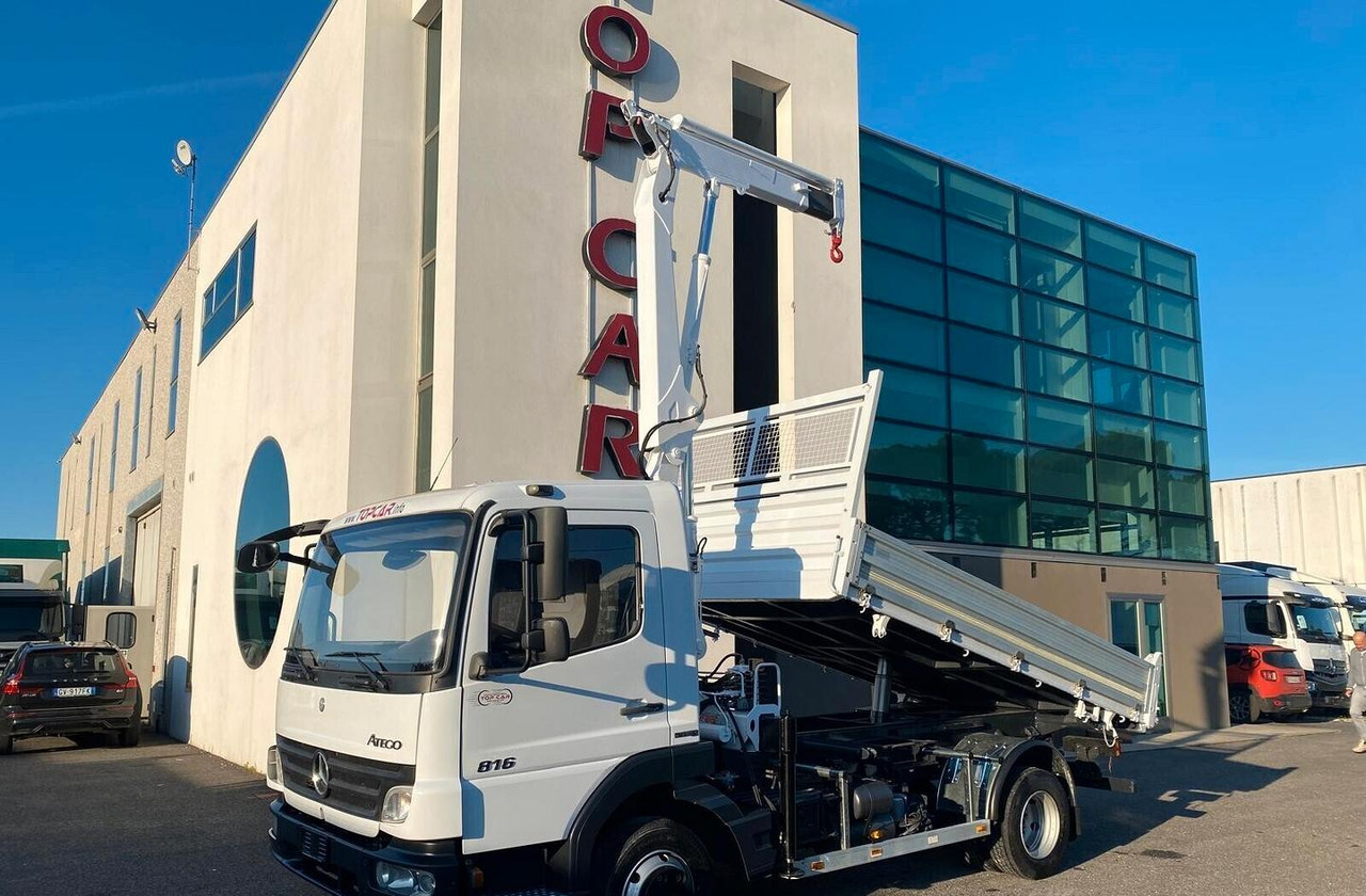 MERCEDES 816 ATEGO RIBALTABILE E GRU - Camion basculantă, Camion cu macara: Foto 1 MERCEDES 816 ATEGO RIBALTABILE E GRU - Camion basculantă, Camion cu macara: Foto 1