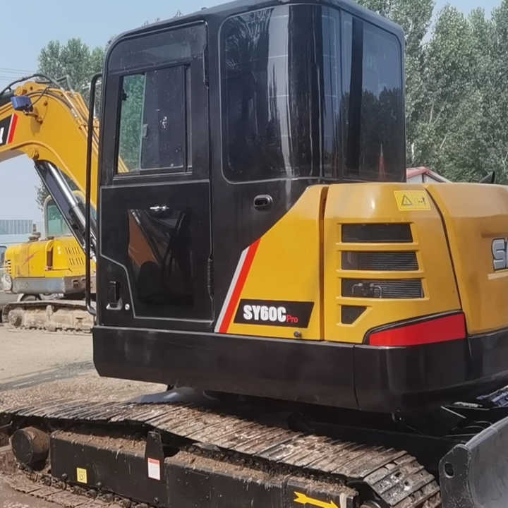 China Brand Used Sany Sy60c Mini Excavator 6ton Crawler Earth Digger Machine for Sale - Mini excavator: Foto 5 China Brand Used Sany Sy60c Mini Excavator 6ton Crawler Earth Digger Machine for Sale - Mini excavator: Foto 5