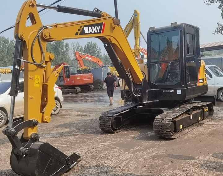 China Brand Used Sany Sy60c Mini Excavator 6ton Crawler Earth Digger Machine for Sale - Mini excavator: Foto 2 China Brand Used Sany Sy60c Mini Excavator 6ton Crawler Earth Digger Machine for Sale - Mini excavator: Foto 2