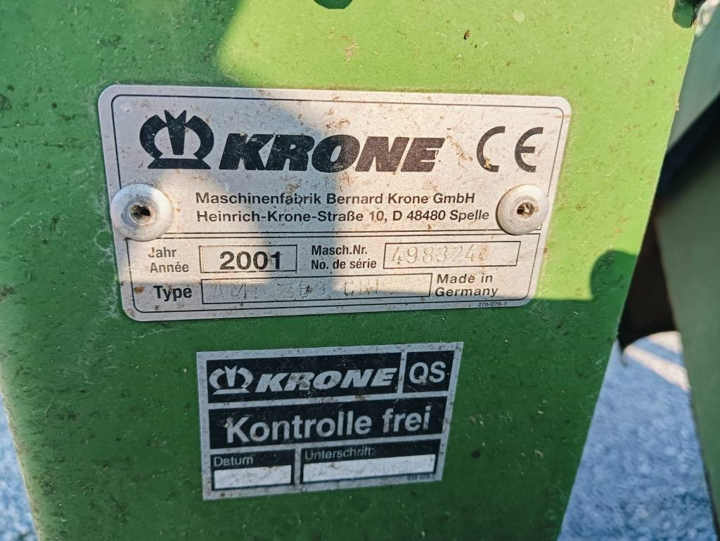 Krone AMT 283 CRI - Cositoare: Foto 3 Krone AMT 283 CRI - Cositoare: Foto 3