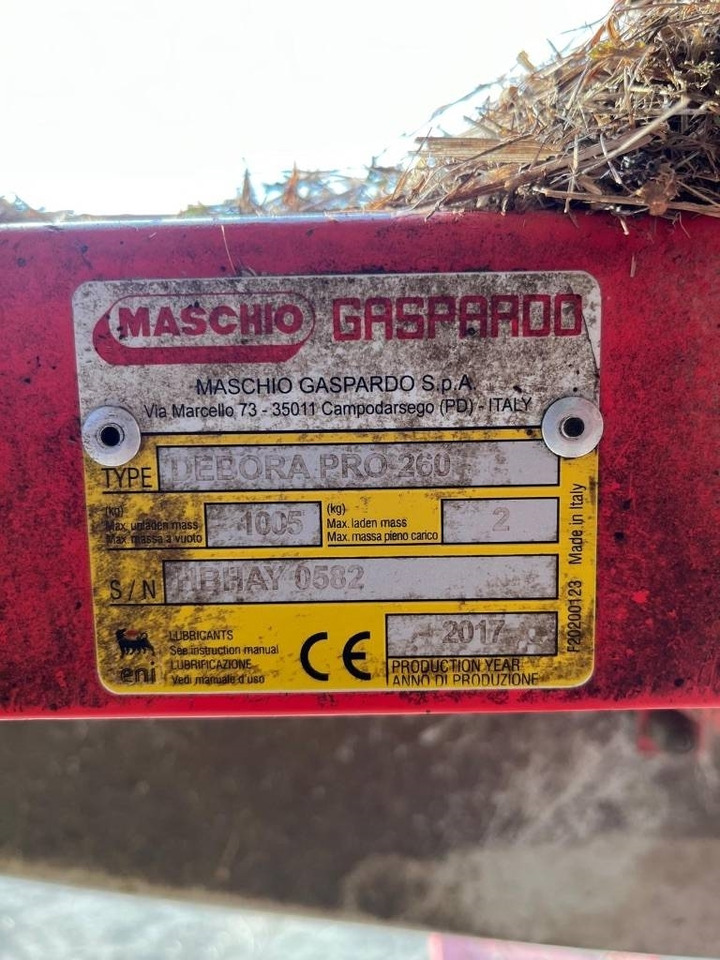 Maschio DEBORA PRO 260 - Cositoare: Foto 5 Maschio DEBORA PRO 260 - Cositoare: Foto 5