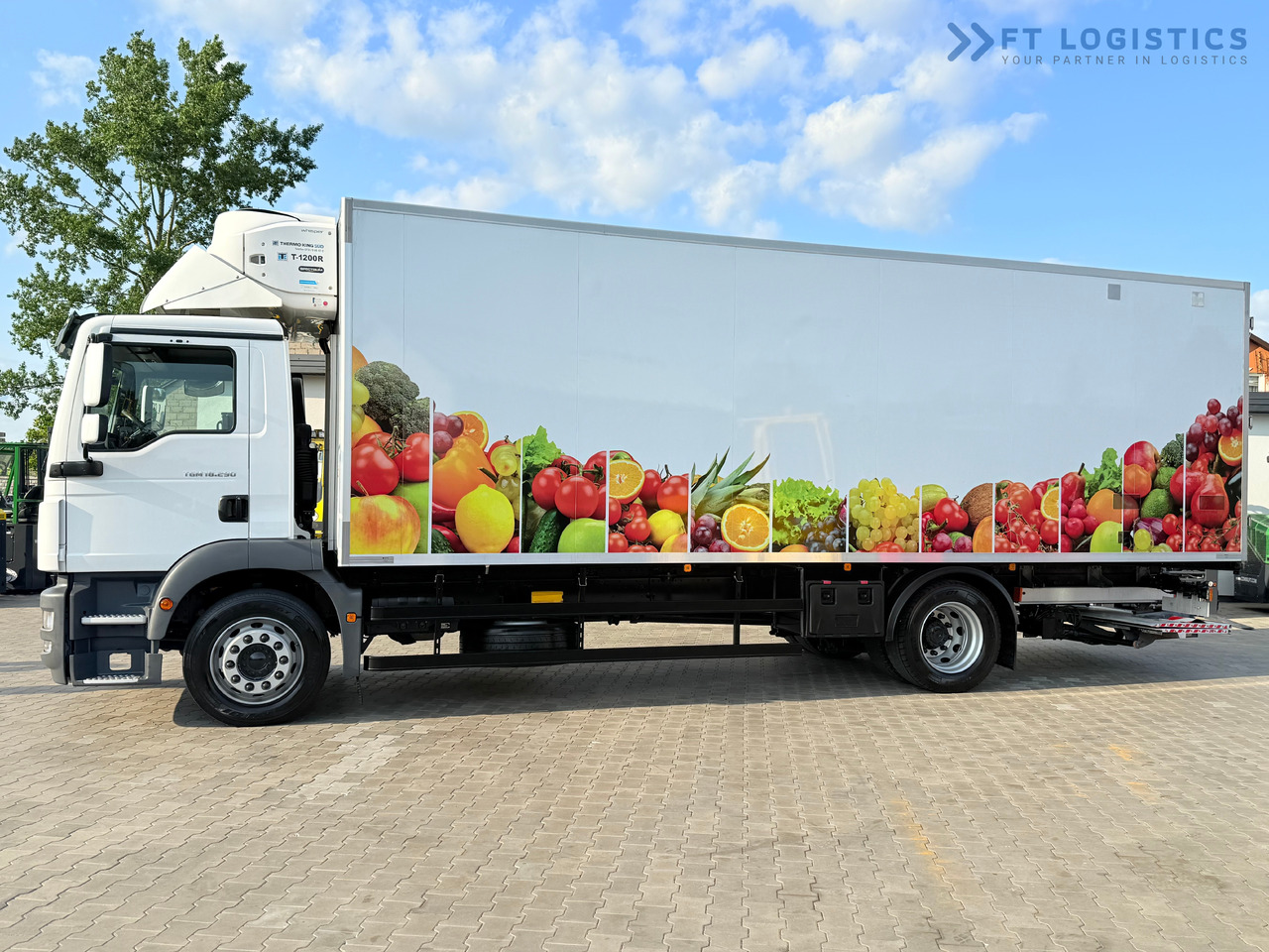MAN TGM 18.290 / THERMOKING T-1200R / BI-TEMPERATURE / 19 PALLETS / 90% TYRES / EXCELLENT CONDITION / DHOLLANDIA TAIL LIFT / SIDE DOOR / PAYLOAD 8,220 KG - Camion frigider: Foto 3 MAN TGM 18.290 / THERMOKING T-1200R / BI-TEMPERATURE / 19 PALLETS / 90% TYRES / EXCELLENT CONDITION / DHOLLANDIA TAIL LIFT / SIDE DOOR / PAYLOAD 8,220 KG - Camion frigider: Foto 3