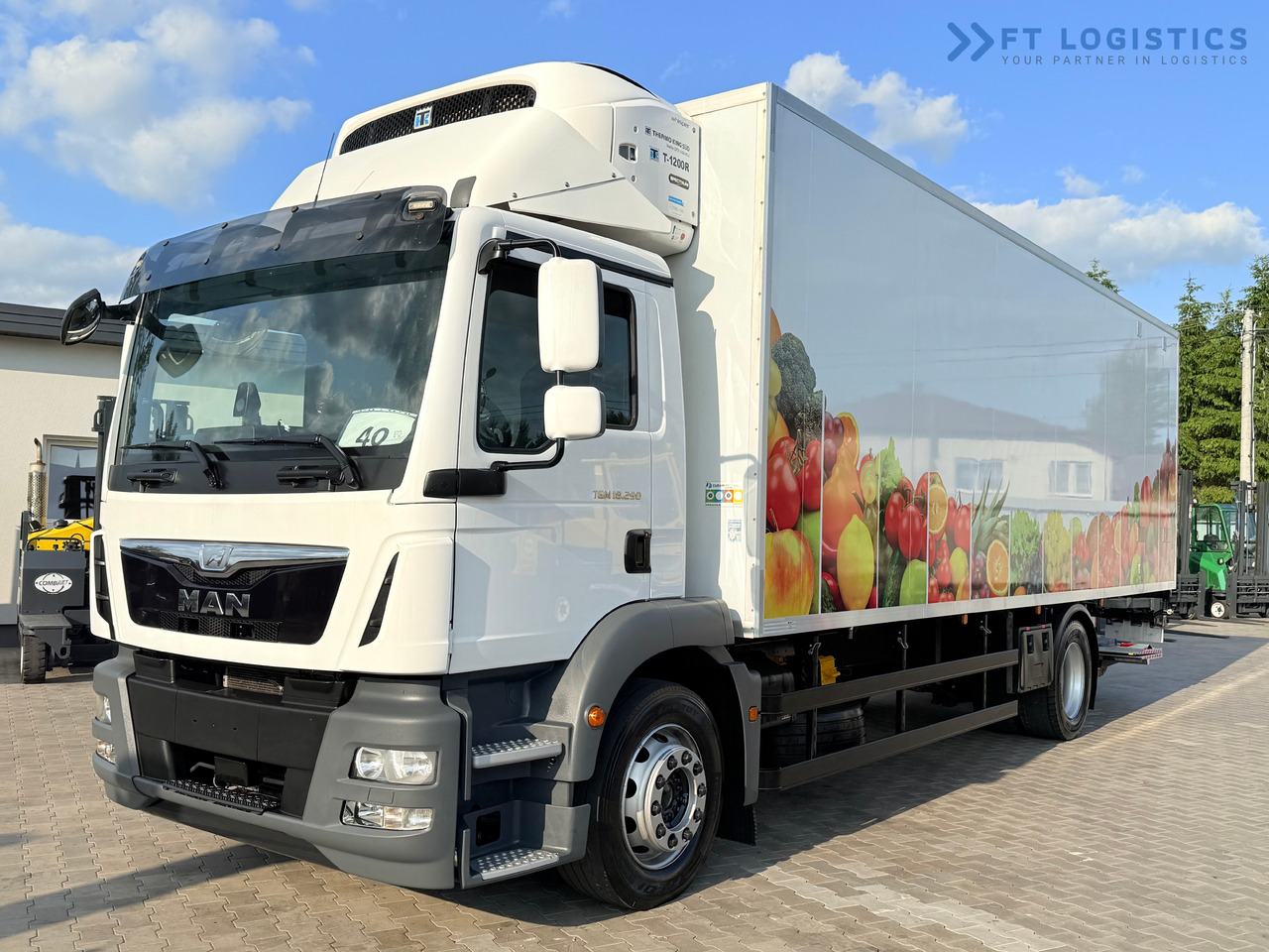 MAN TGM 18.290 / THERMOKING T-1200R / BI-TEMPERATURE / 19 PALLETS / 90% TYRES / EXCELLENT CONDITION / DHOLLANDIA TAIL LIFT / SIDE DOOR / PAYLOAD 8,220 KG - Camion frigider: Foto 1 MAN TGM 18.290 / THERMOKING T-1200R / BI-TEMPERATURE / 19 PALLETS / 90% TYRES / EXCELLENT CONDITION / DHOLLANDIA TAIL LIFT / SIDE DOOR / PAYLOAD 8,220 KG - Camion frigider: Foto 1