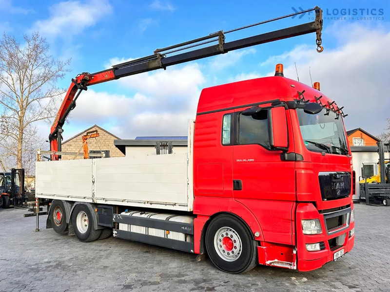 MAN TGX 26.480 Ciężarówka burtowa MAN TGX 26.480 6X2 / PALFINGER PK9002-EH B Crane / 80% Michelin Tire Dodać do ulubionych - Camion cu macara: Foto 5 MAN TGX 26.480 Ciężarówka burtowa MAN TGX 26.480 6X2 / PALFINGER PK9002-EH B Crane / 80% Michelin Tire Dodać do ulubionych - Camion cu macara: Foto 5