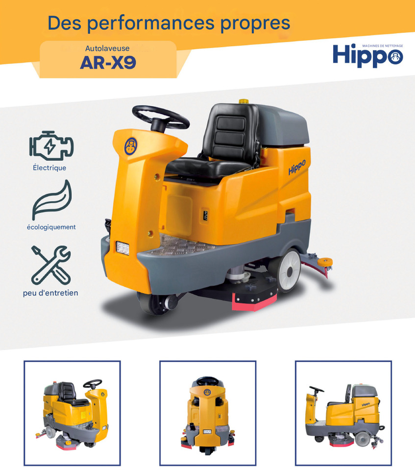 HIPPO AR-X9 - Măturătoare stradală: Foto 1 HIPPO AR-X9 - Măturătoare stradală: Foto 1