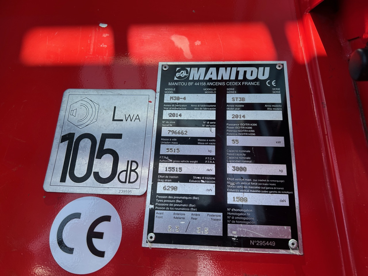 MANITOU M30-4 ST3B - Stivuitor de teren dificil: Foto 5 MANITOU M30-4 ST3B - Stivuitor de teren dificil: Foto 5