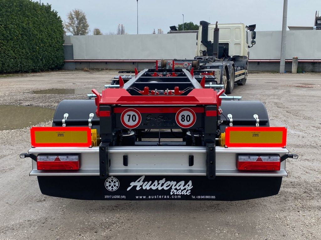 AUSTERAS RIMORCHIO NUOVO AUSTERAS SCARRABILE PNEUMATICO - Remorcă abroll/ Skiploader: Foto 3 AUSTERAS RIMORCHIO NUOVO AUSTERAS SCARRABILE PNEUMATICO - Remorcă abroll/ Skiploader: Foto 3
