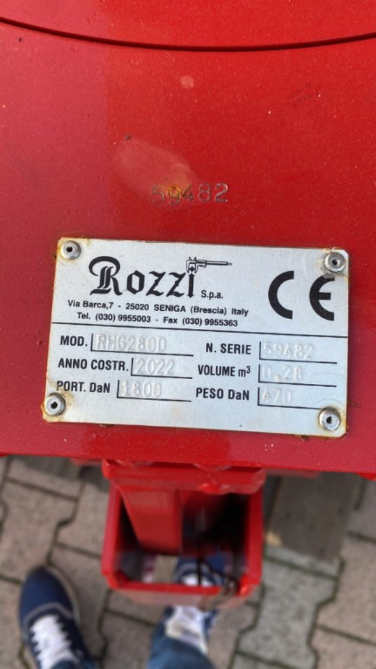 POLIPO MARCA ROZZI A 6 PALE PIU ROTORE ROZZI - Graifer: Foto 2 POLIPO MARCA ROZZI A 6 PALE PIU ROTORE ROZZI - Graifer: Foto 2