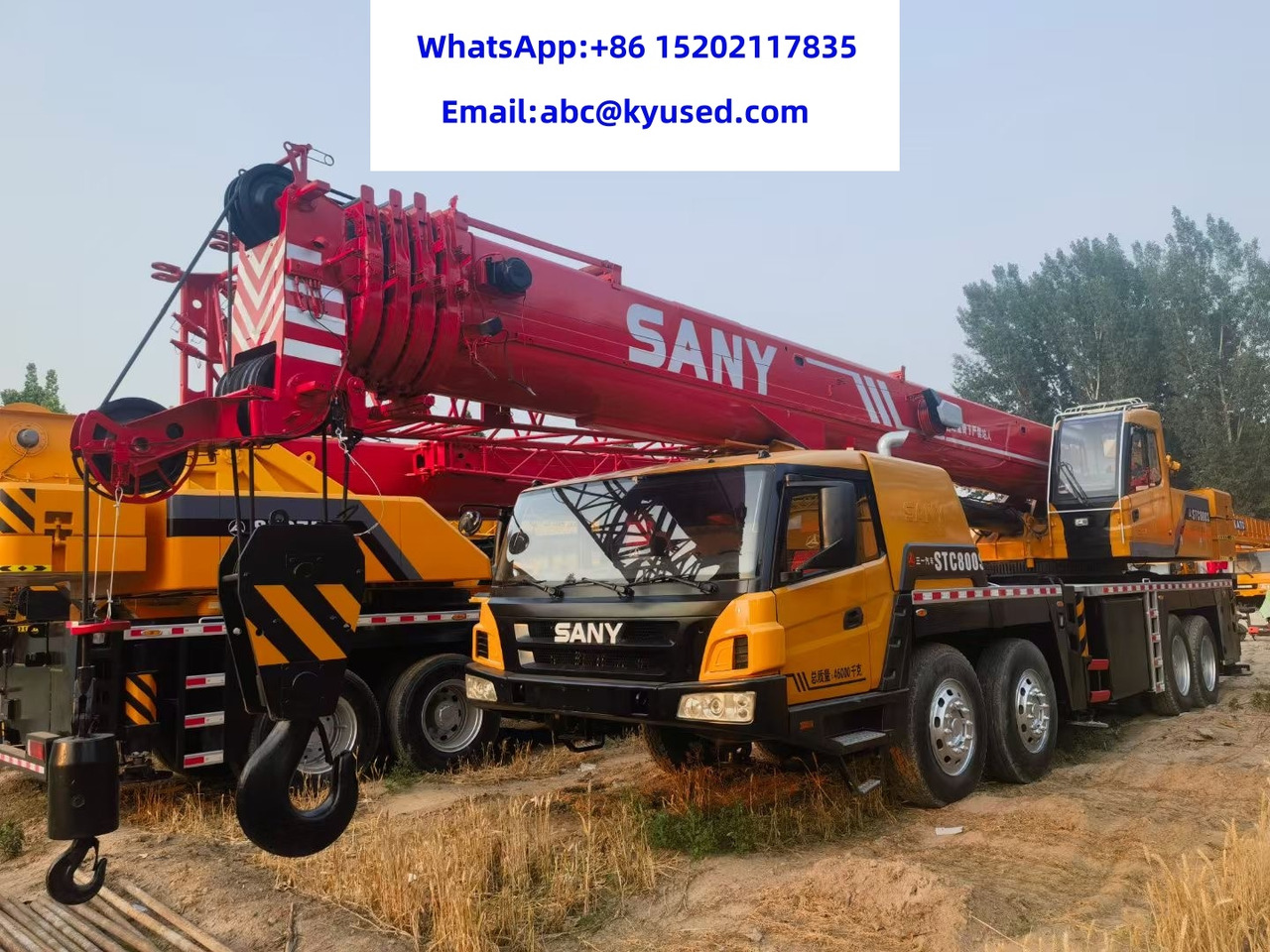 SANY STC800 STC750S STC500S STC1000 STC1600 STC1800 80 TON TRUCK CRANE - Automacara: Foto 1 SANY STC800 STC750S STC500S STC1000 STC1600 STC1800 80 TON TRUCK CRANE - Automacara: Foto 1