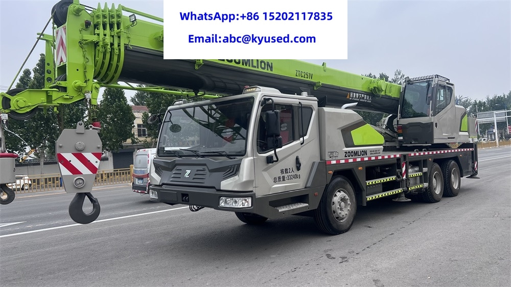 ZOOMLION ZTC251V QY25V 25TON 30TON 35TON 40TON 50TON 55TON 70TON 80TON 100T - Automacara: Foto 1 ZOOMLION ZTC251V QY25V 25TON 30TON 35TON 40TON 50TON 55TON 70TON 80TON 100T - Automacara: Foto 1