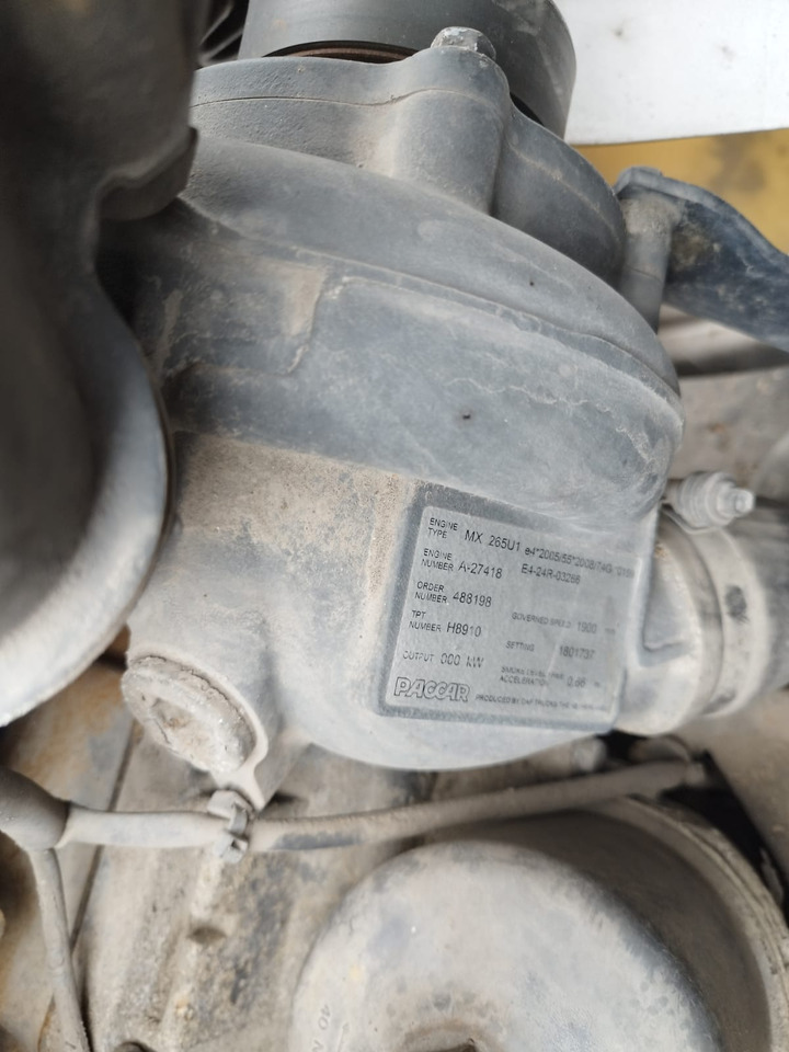 DAF Paccar MX 265 U1 DAF CF - Motor pentru Camion: Foto 2 DAF Paccar MX 265 U1 DAF CF - Motor pentru Camion: Foto 2