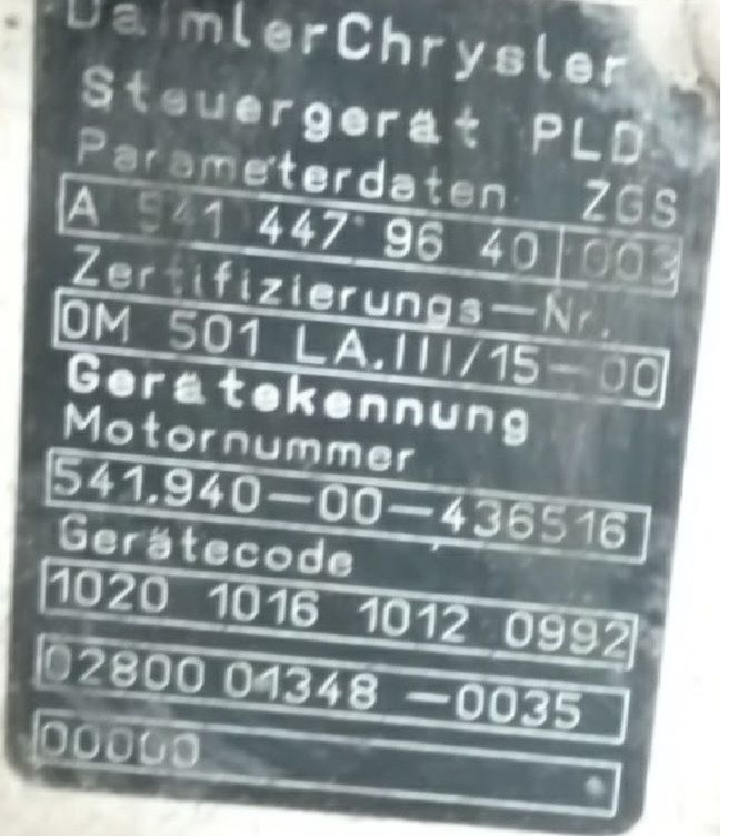 Mercedes-Benz OM 501 LA.III/15-00 Mercedes-Benz ACTROS - Motor pentru Camion: Foto 2 Mercedes-Benz OM 501 LA.III/15-00 Mercedes-Benz ACTROS - Motor pentru Camion: Foto 2