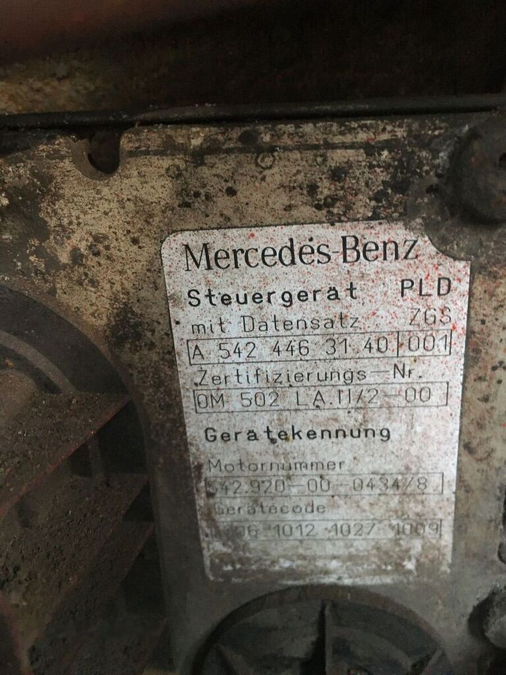 Mercedes-Benz OM502LA A542 Mercedes-Benz Actros truck - Motor pentru Camion: Foto 5 Mercedes-Benz OM502LA A542 Mercedes-Benz Actros truck - Motor pentru Camion: Foto 5