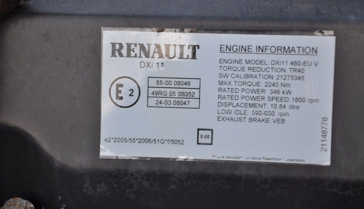 Renault DXi11 Renault PREMIUM DXI - Motor pentru Camion: Foto 3 Renault DXi11 Renault PREMIUM DXI - Motor pentru Camion: Foto 3