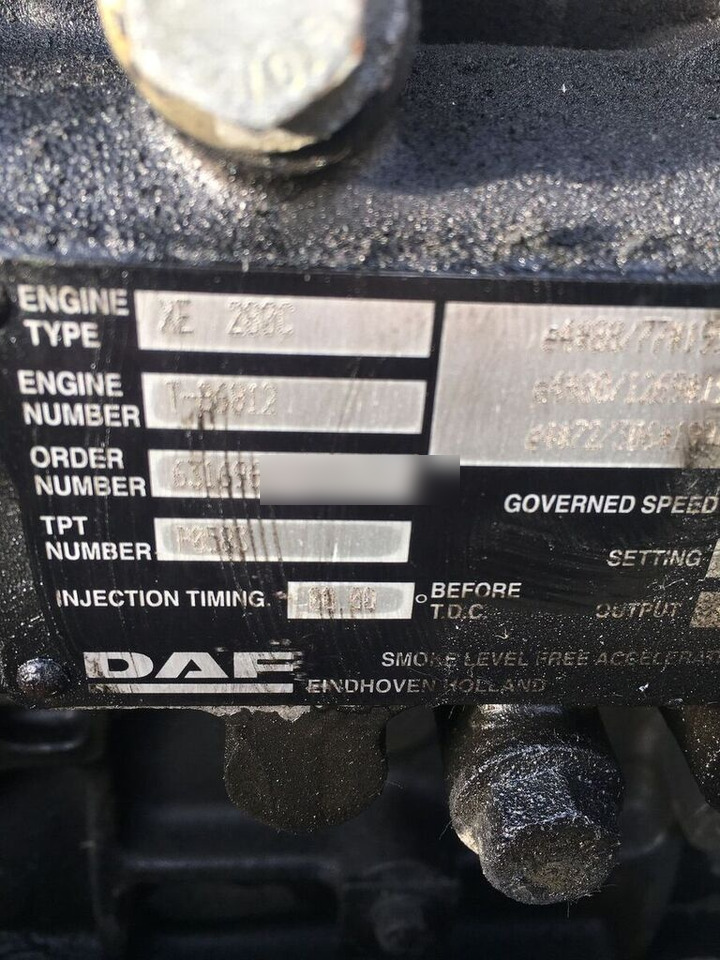 DAF xe280c DAF xf95 truck - Motor pentru Camion: Foto 1 DAF xe280c DAF xf95 truck - Motor pentru Camion: Foto 1