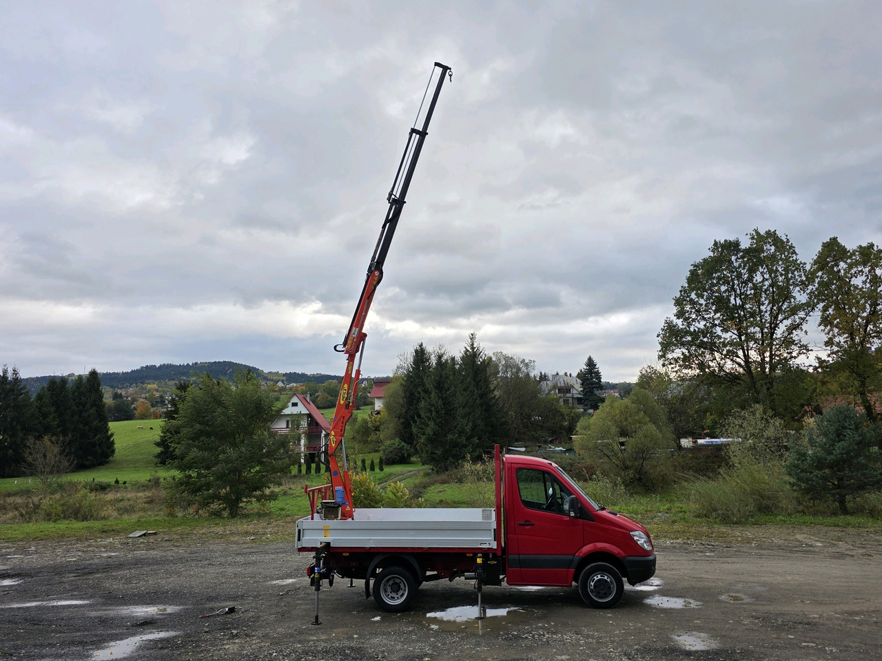 Mercedes-Benz Sprinter 418 CDI Skrzynia +HDS 10.5 M +Pilot ! 87000km ! - Autoutilitară cu platformă: Foto 5 Mercedes-Benz Sprinter 418 CDI Skrzynia +HDS 10.5 M +Pilot ! 87000km ! - Autoutilitară cu platformă: Foto 5