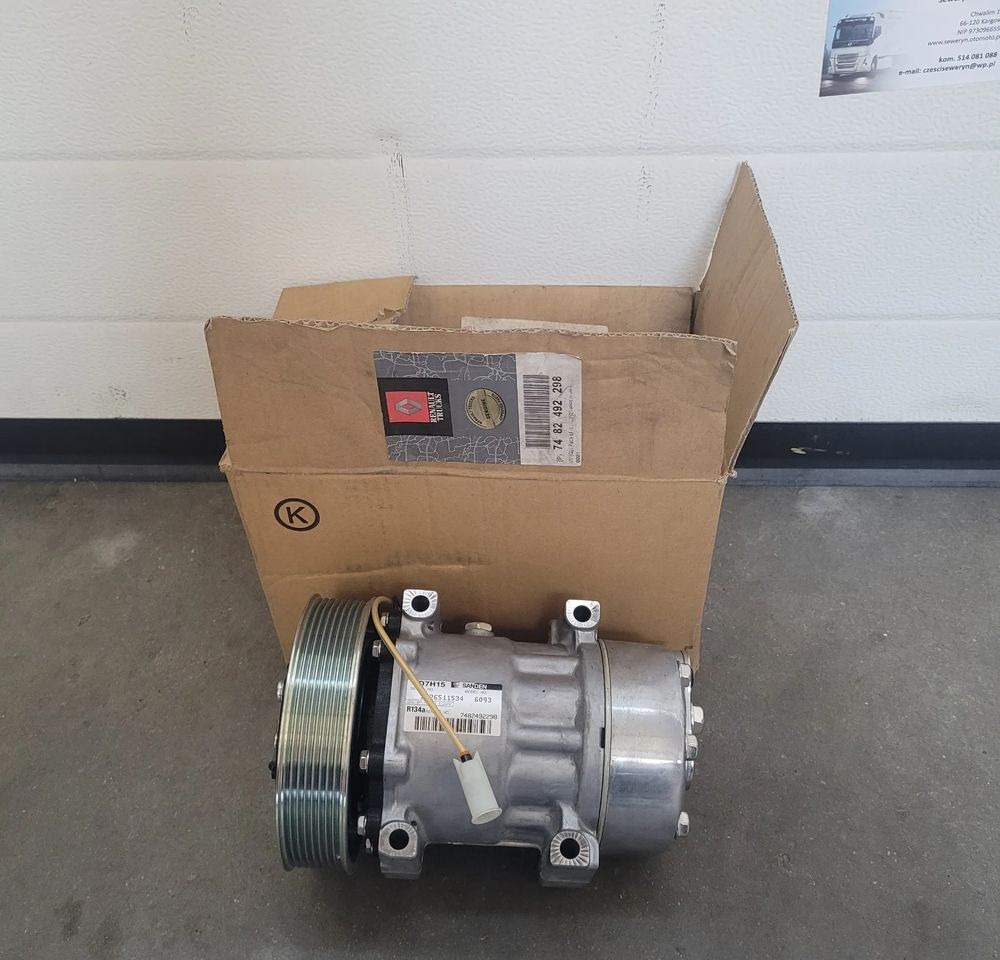 POMPA KLIMATYZACJI RENAULT RANGE T GAMA ORYGINAŁ NOWA CHWALIM116 7482492298 - Piesa de climatizare pentru Camion: Foto 1 POMPA KLIMATYZACJI RENAULT RANGE T GAMA ORYGINAŁ NOWA CHWALIM116 7482492298 - Piesa de climatizare pentru Camion: Foto 1