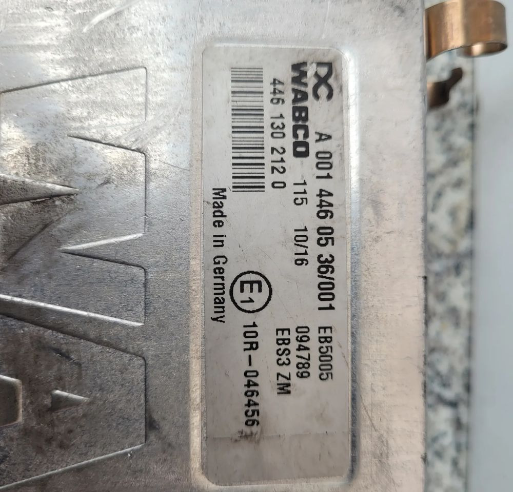 STEROWNIK WABCO MERCEDES ACTROS A0014460536/001 CHWALIM116 - Calculator de bord pentru Camion: Foto 2 STEROWNIK WABCO MERCEDES ACTROS A0014460536/001 CHWALIM116 - Calculator de bord pentru Camion: Foto 2