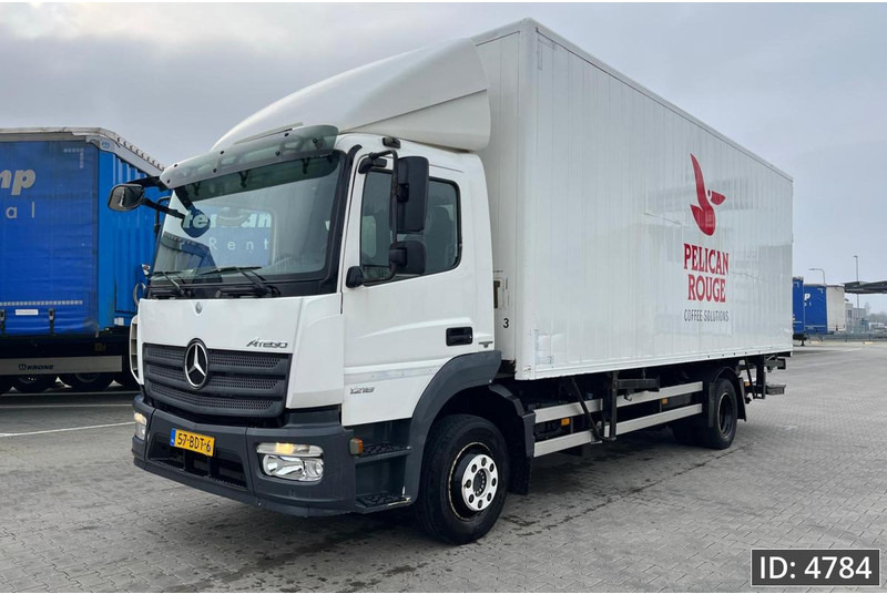 Mercedes-Benz Atego 1218 Day Cab, Euro 5, BDF / Automatic / standklima / DHOLLANDIA 2000KG - Camion transport containere/ Swap body: Foto 1 Mercedes-Benz Atego 1218 Day Cab, Euro 5, BDF / Automatic / standklima / DHOLLANDIA 2000KG - Camion transport containere/ Swap body: Foto 1