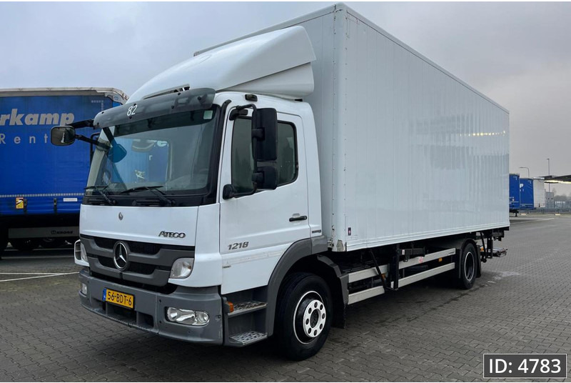 Mercedes-Benz Atego 1218 Day Cab, Euro 5, BDF / EPS automatic / standklima / DHOLLANDIA 2000KG - Camion transport containere/ Swap body: Foto 1 Mercedes-Benz Atego 1218 Day Cab, Euro 5, BDF / EPS automatic / standklima / DHOLLANDIA 2000KG - Camion transport containere/ Swap body: Foto 1