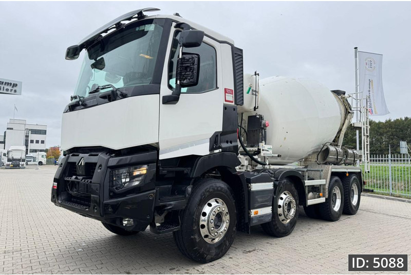 Autobetonieră Renault C480 Day Cab, Euro 6, 8x4 / Full steel / 9m3 / TOP!!: Foto 1