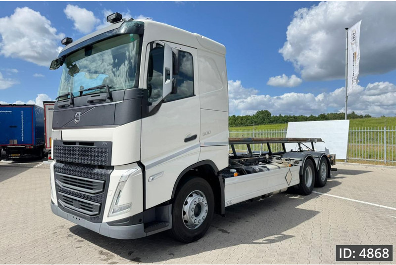 Volvo FH 500 Globetrotter, Euro 6, / 6x2 / Hydraulic body / frame 7.4 m / Tail lift - Camion transport containere/ Swap body: Foto 1 Volvo FH 500 Globetrotter, Euro 6, / 6x2 / Hydraulic body / frame 7.4 m / Tail lift - Camion transport containere/ Swap body: Foto 1