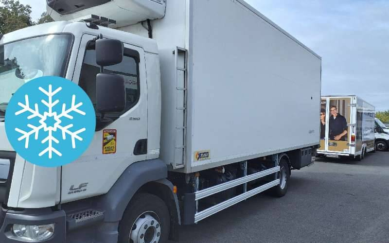 Camion Porteur FRIGO 14 TONNES 250 CV HAYON CARROSSERIE KLEGE MONO TEMP GROUPE CARRIER SUPRA 85 - Camion frigider: Foto 1 Camion Porteur FRIGO 14 TONNES 250 CV HAYON CARROSSERIE KLEGE MONO TEMP GROUPE CARRIER SUPRA 85 - Camion frigider: Foto 1