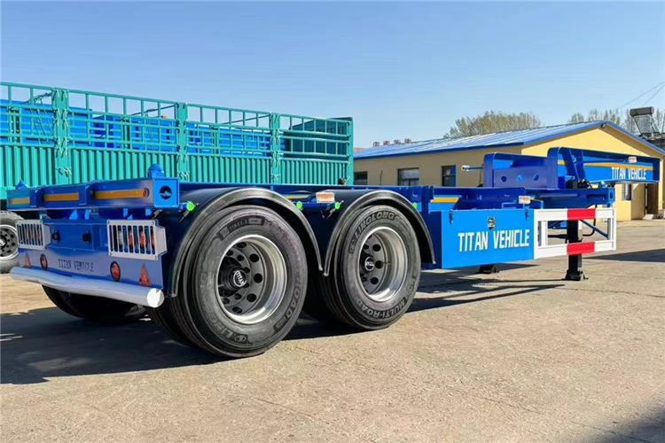 TITAN 2 Axle 20ft ISO Tank Chassis Trailer for Sale In Papua New Guinea - Semiremorcă şasiu: Foto 5 TITAN 2 Axle 20ft ISO Tank Chassis Trailer for Sale In Papua New Guinea - Semiremorcă şasiu: Foto 5