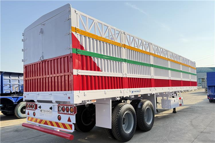 TITAN 2 Axle Fence Cargo Trailer with Bogie Suspension for Sale In Zimbabwe - Semiremorcă transport animale: Foto 2 TITAN 2 Axle Fence Cargo Trailer with Bogie Suspension for Sale In Zimbabwe - Semiremorcă transport animale: Foto 2