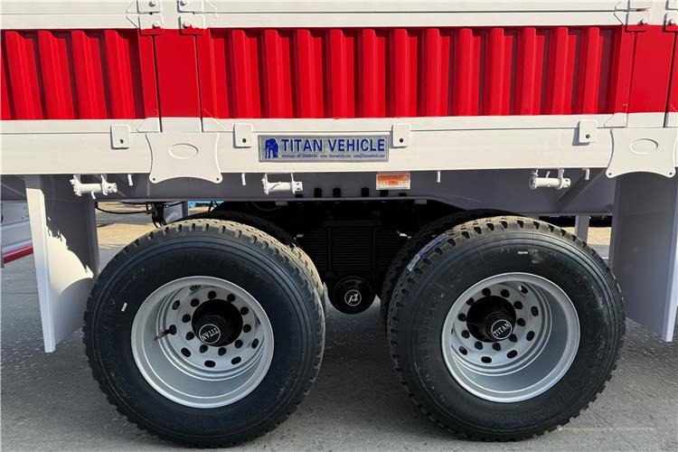 TITAN 2 Axle Fence Cargo Trailer with Bogie Suspension for Sale In Zimbabwe - Semiremorcă transport animale: Foto 3 TITAN 2 Axle Fence Cargo Trailer with Bogie Suspension for Sale In Zimbabwe - Semiremorcă transport animale: Foto 3