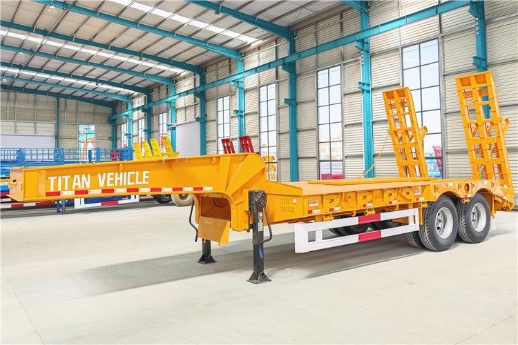 TITAN 2 Axle Low Loader Truck Trailer for Sale In Uganda - Semiremorcă transport agabaritic: Foto 4 TITAN 2 Axle Low Loader Truck Trailer for Sale In Uganda - Semiremorcă transport agabaritic: Foto 4
