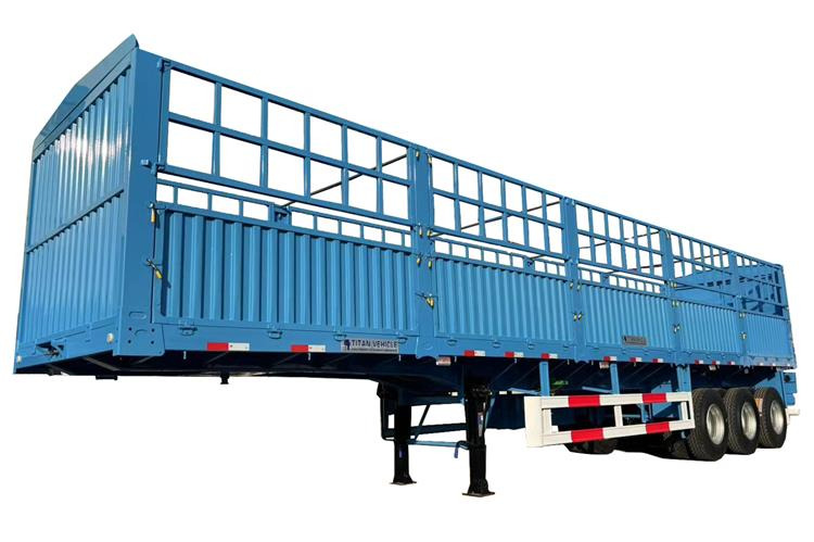 TITAN 3 Axle 60 Ton Cargo Semi Trailer for Sale In Sudan - Semiremorcă transport animale: Foto 5 TITAN 3 Axle 60 Ton Cargo Semi Trailer for Sale In Sudan - Semiremorcă transport animale: Foto 5