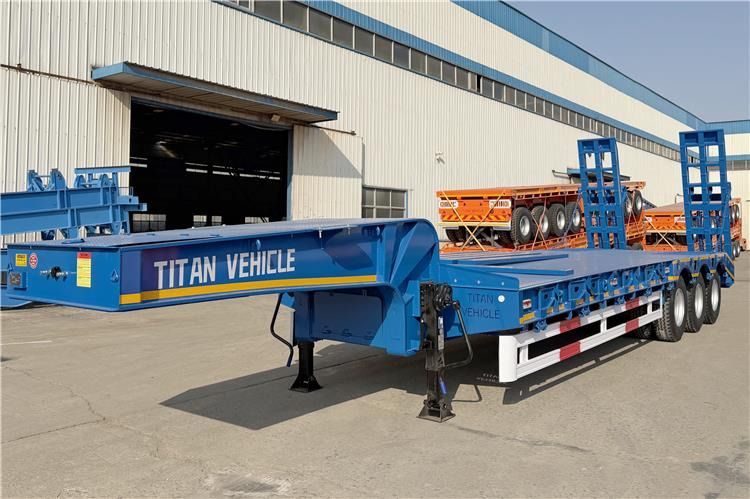TITAN 3 Axle 80 Ton Low Bed Trailer Price for Sale In Nigeria - Semiremorcă transport agabaritic: Foto 1 TITAN 3 Axle 80 Ton Low Bed Trailer Price for Sale In Nigeria - Semiremorcă transport agabaritic: Foto 1
