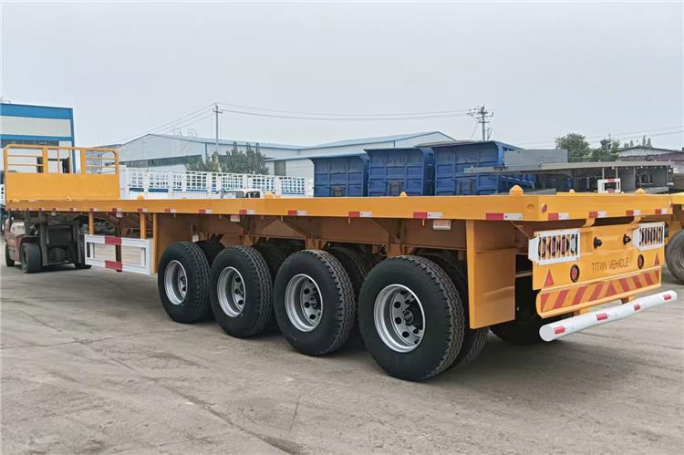 TITAN 4 Axle Flatbed Trailer for Sale Price In Senegal - Semiremorcă platformă: Foto 2 TITAN 4 Axle Flatbed Trailer for Sale Price In Senegal - Semiremorcă platformă: Foto 2