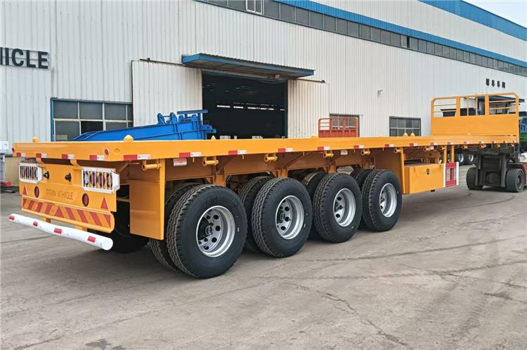 TITAN 4 Axle Flatbed Trailer for Sale Price In Senegal - Semiremorcă platformă: Foto 1 TITAN 4 Axle Flatbed Trailer for Sale Price In Senegal - Semiremorcă platformă: Foto 1