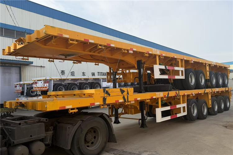 TITAN 5 Axle 13M Flatbed Trailer Price for Sale In Zimbabwe - Semiremorcă platformă: Foto 4 TITAN 5 Axle 13M Flatbed Trailer Price for Sale In Zimbabwe - Semiremorcă platformă: Foto 4