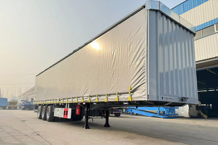 TITAN Curtain Trailer for Sale in Tanzania - Semiremorcă prelată: Foto 1 TITAN Curtain Trailer for Sale in Tanzania - Semiremorcă prelată: Foto 1