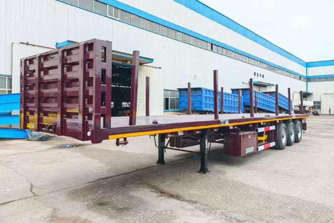 TITAN New 3 Axle Flatbed Trailers for Sale in Malawi - Semiremorcă platformă: Foto 3 TITAN New 3 Axle Flatbed Trailers for Sale in Malawi - Semiremorcă platformă: Foto 3