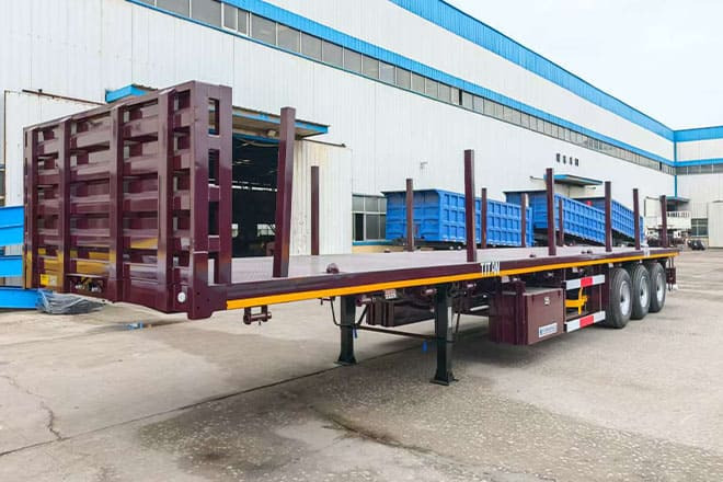 TITAN New 3 Axle Flatbed Trailers for Sale in Malawi - Semiremorcă platformă: Foto 1 TITAN New 3 Axle Flatbed Trailers for Sale in Malawi - Semiremorcă platformă: Foto 1