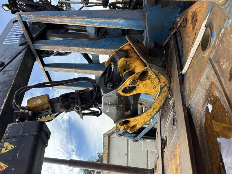 Semiremorcă transport busteni Diebolt grue avec grappin rotatif: Foto 37