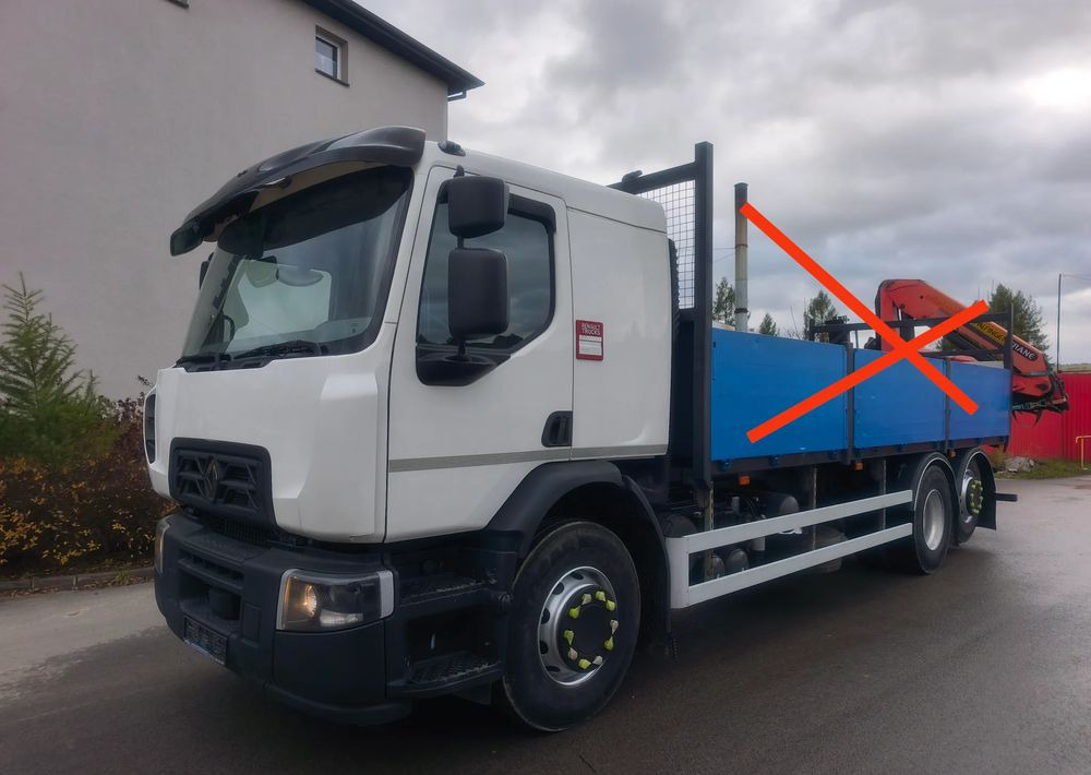 Renault D 26.320 6x2 podwozie do zabudowy - Camion şasiu: Foto 1 Renault D 26.320 6x2 podwozie do zabudowy - Camion şasiu: Foto 1