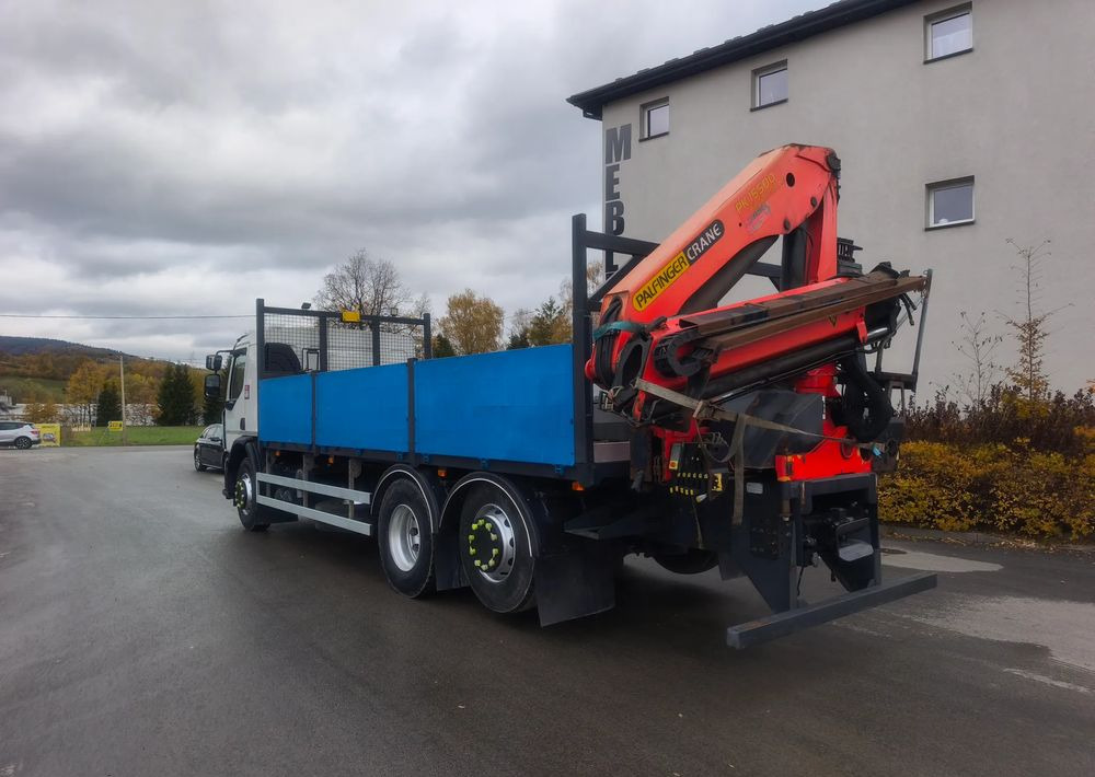 Camion platformă, Camion cu macara Renault Gama D 26.320 skrzynia hds palfinger PK15500: Foto 8