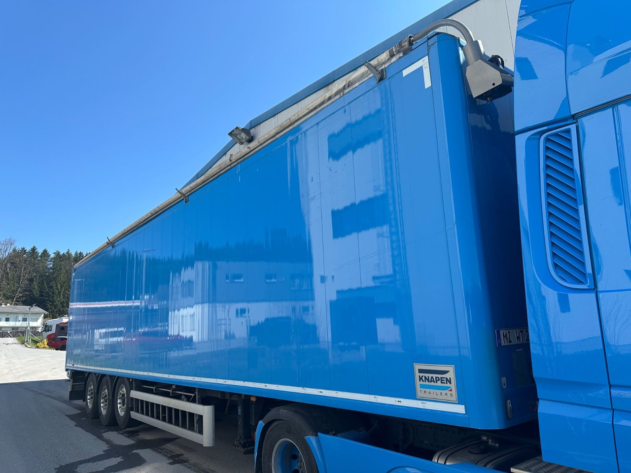Knapen ALU LIFT E-Verdeck Müllplane - Semiremorcă cu podea culisantă: Foto 2 Knapen ALU LIFT E-Verdeck Müllplane - Semiremorcă cu podea culisantă: Foto 2