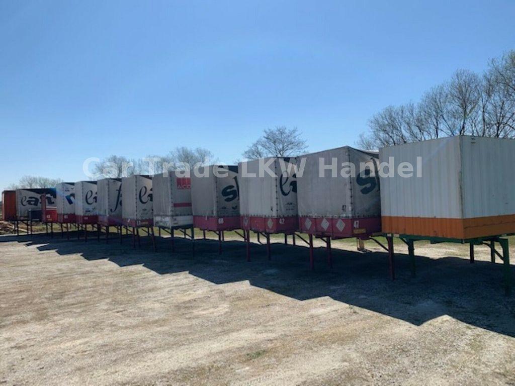 Mercedes-Benz WAP 7,45m Bordwand und Schiebenplane 10Stk. - Camion transport containere/ Swap body: Foto 1 Mercedes-Benz WAP 7,45m Bordwand und Schiebenplane 10Stk. - Camion transport containere/ Swap body: Foto 1