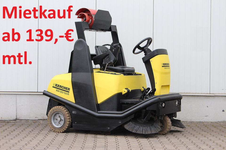 Kärcher KM120/150R LPG Aufsitz- Kehrsaugmaschine Kehrmaschine Gas - Mașină de măturat industrială: Foto 1 Kärcher KM120/150R LPG Aufsitz- Kehrsaugmaschine Kehrmaschine Gas - Mașină de măturat industrială: Foto 1